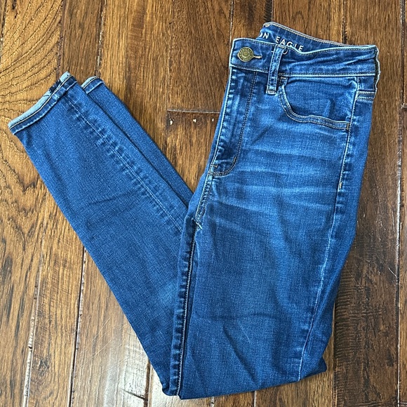 American Eagle Outfitters Denim - American Eagle Outfitters Women's Medium Blue Skinny Jeans